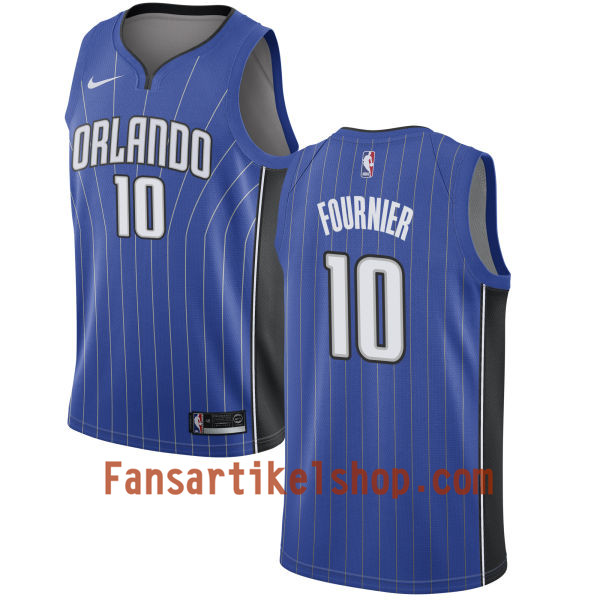 NBA Orlando Magic Trikot Evan Fournier 10 Nike 2017-18 Royal Swingman - Herren
